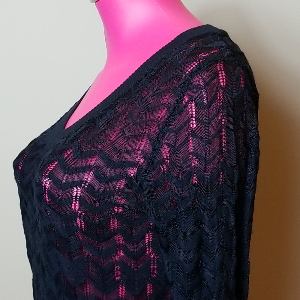Missoni for Target Black Zig Zag Sweater/Top - Picture 4 of 8